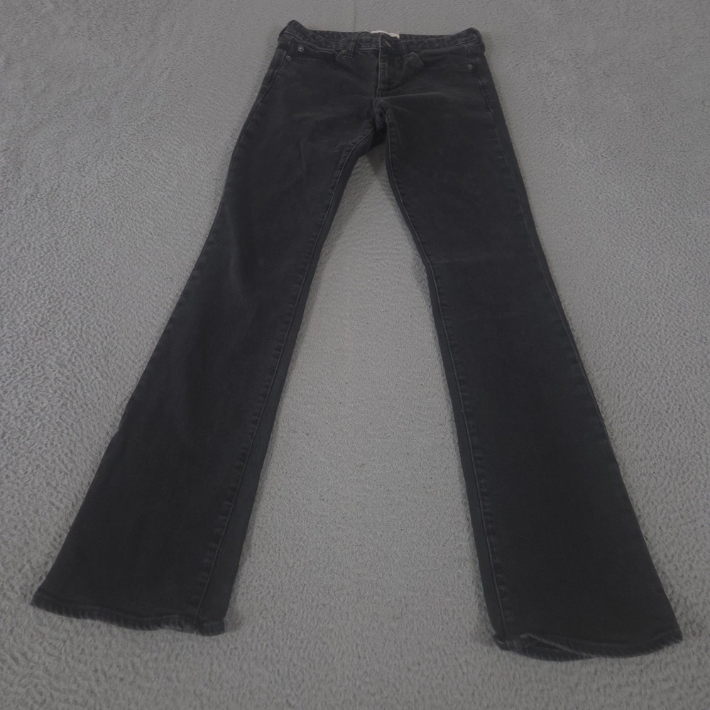 Gap Jeans Womens 28 Tall Black Perfect Boot Bootcut Denim Stretch Pants Classic